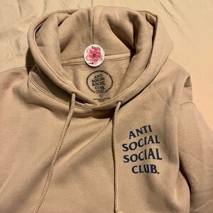 NWT Anti Social Social Club Mauve Hoodie